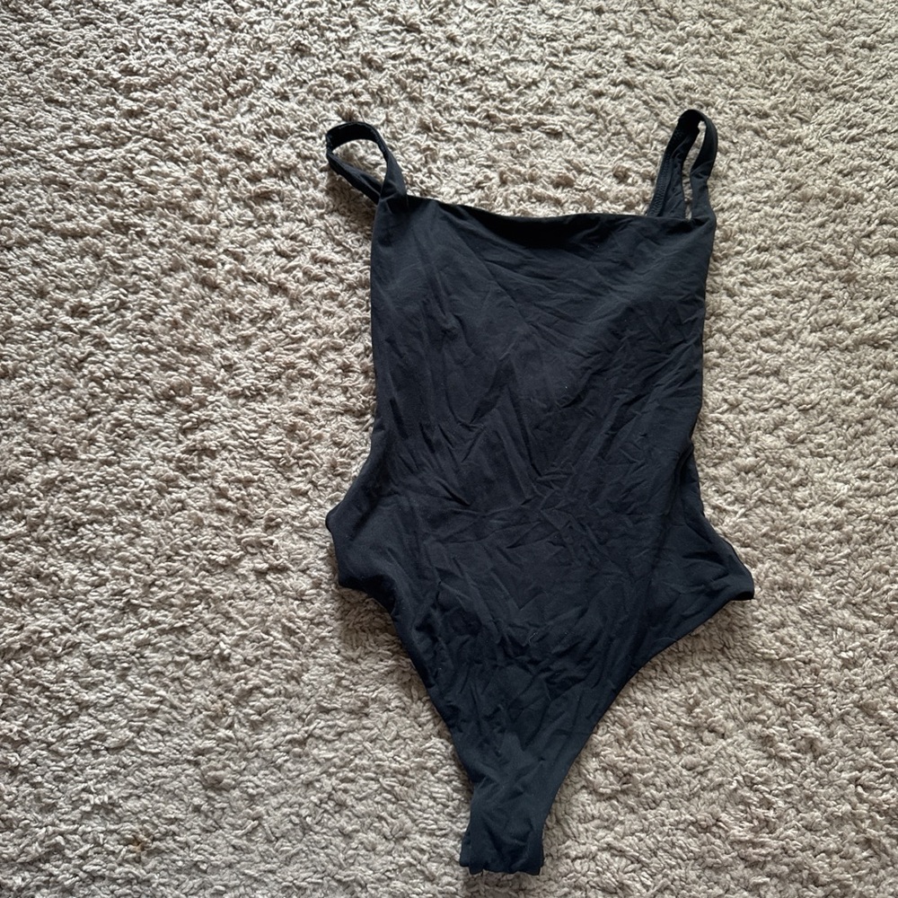 SKIMS Classic Black Bodysuit